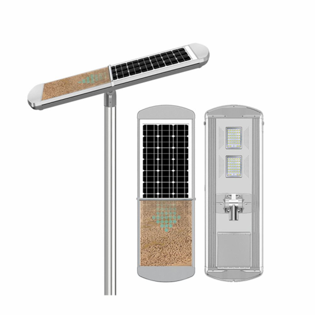 Réverbère solaire tout-en-un autonettoyant