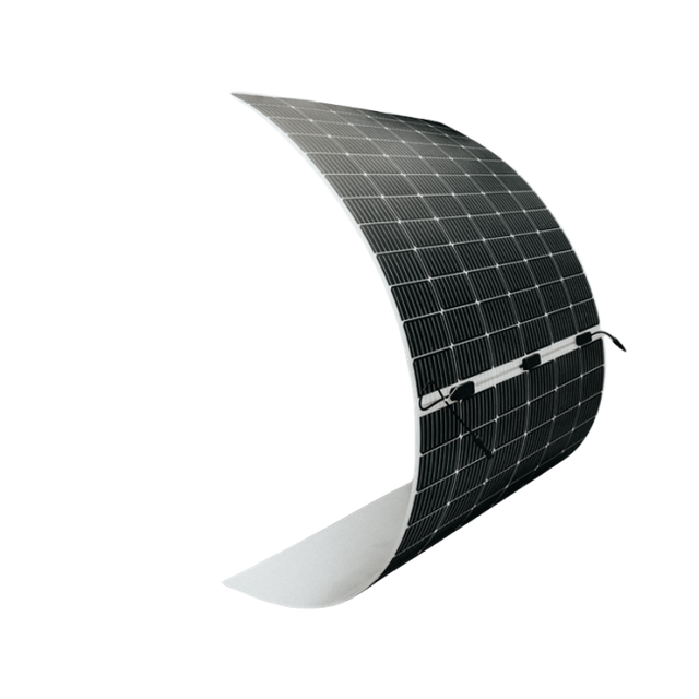 Panneau solaire semi-flexible monocristallin ETFE pour projet commercial