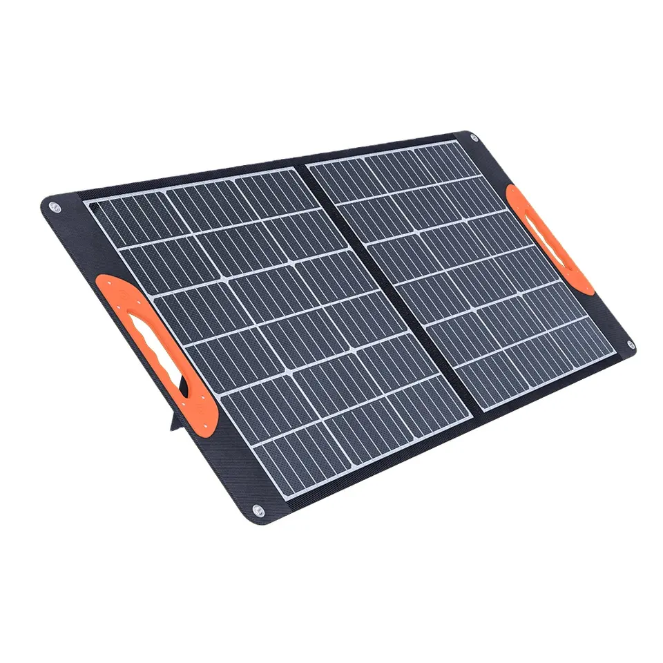Chargeur de panneau solaire pliable portable pour camping-car