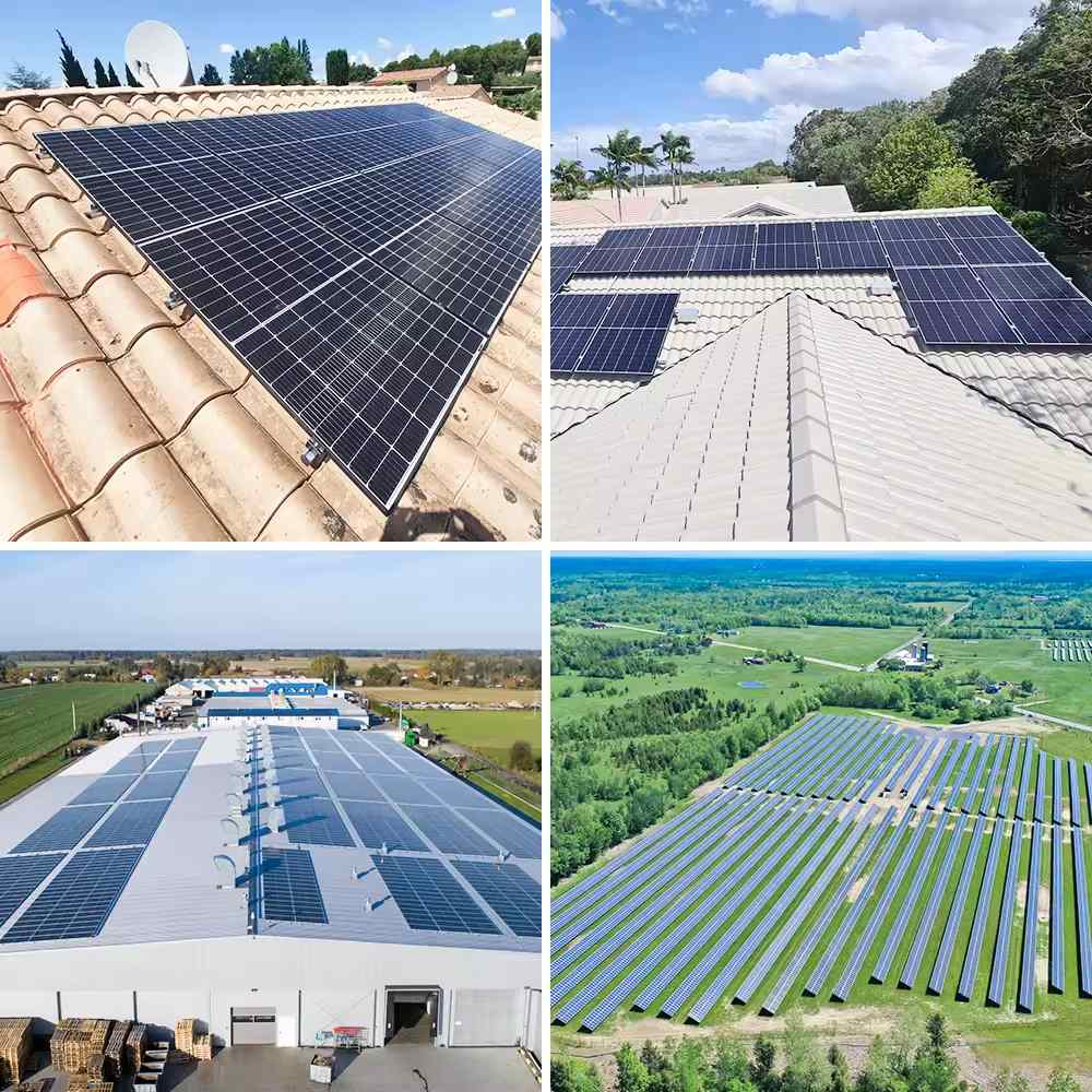 Panneaux solaires monocristallins PERC Titan 650w 660w 670w du module PV augmenté