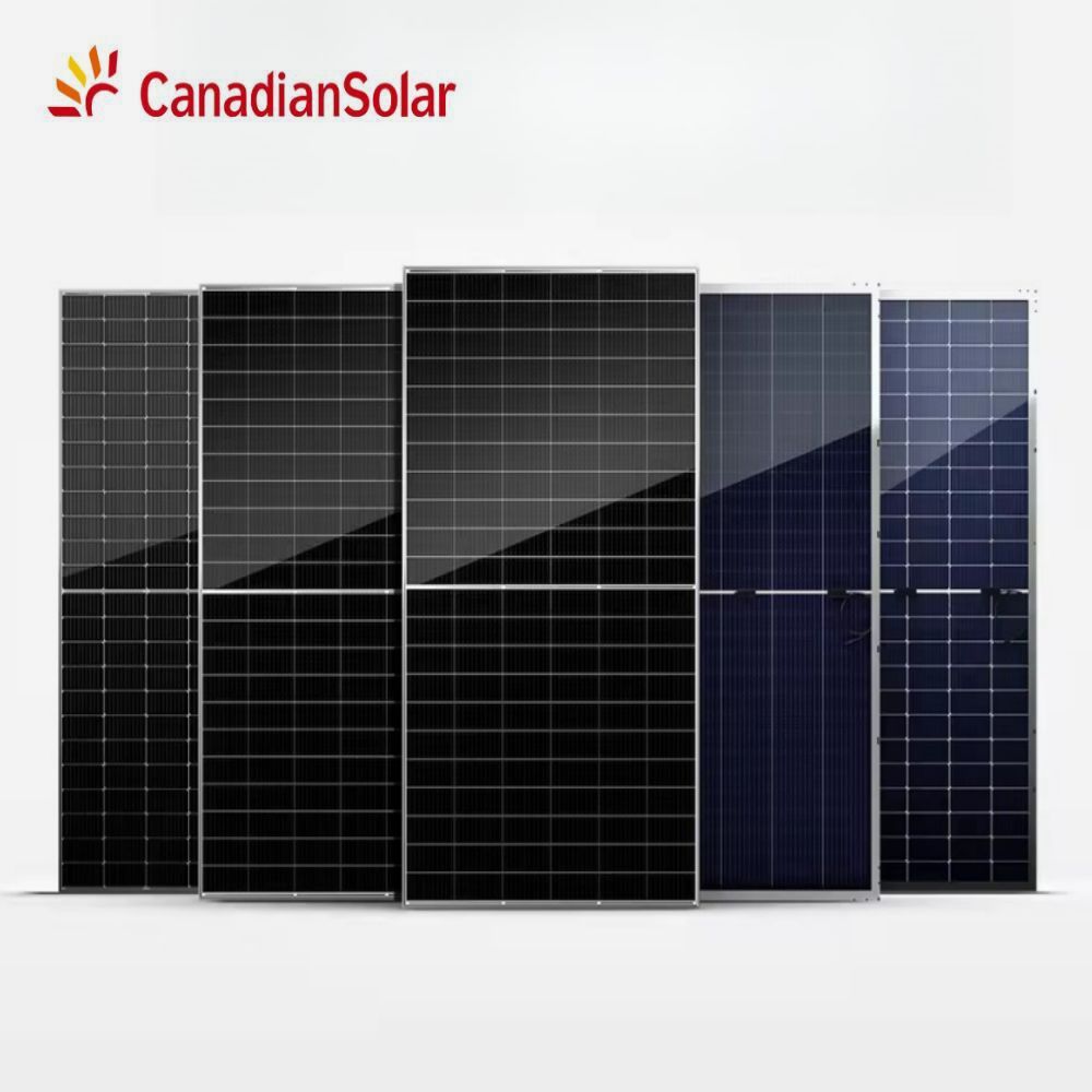 Panneaux de modules PV monocristallins solaires canadiens 670w, prix de gros à vendre