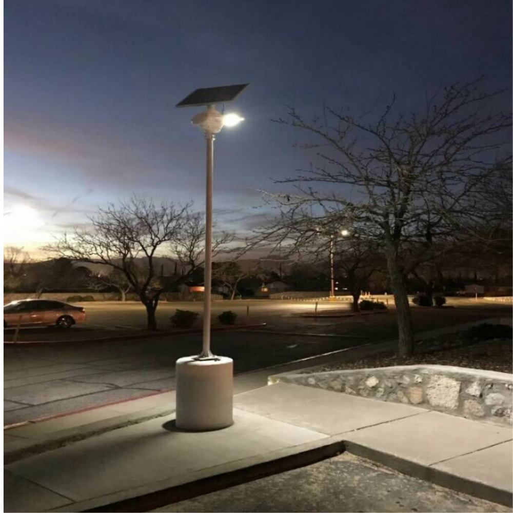 Lampadaires à énergie solaire | Prix ​​extérieur commercial de capteur de mouvement de réverbères solaires de LED avec le poteau