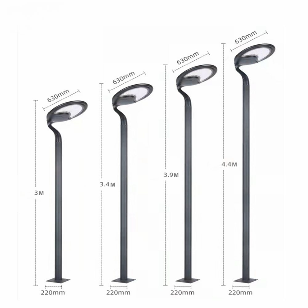 Lampes solaires extérieures | Luminaire de lampadaires à énergie solaire Ourdoor avec poteau