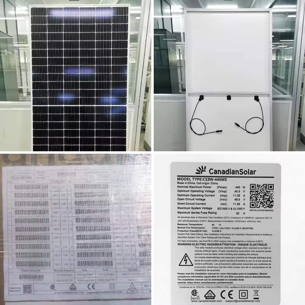 Panneaux de modules PV monocristallins solaires canadiens 670w, prix de gros à vendre