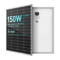 Prix ​​de panneau solaire monocristallin 150 W 12 V de 150 watts 12 volts à vendre