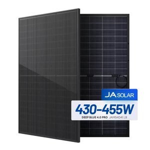 Ja Solar 440w 450w panneaux solaires bifaciaux à cadre noir 