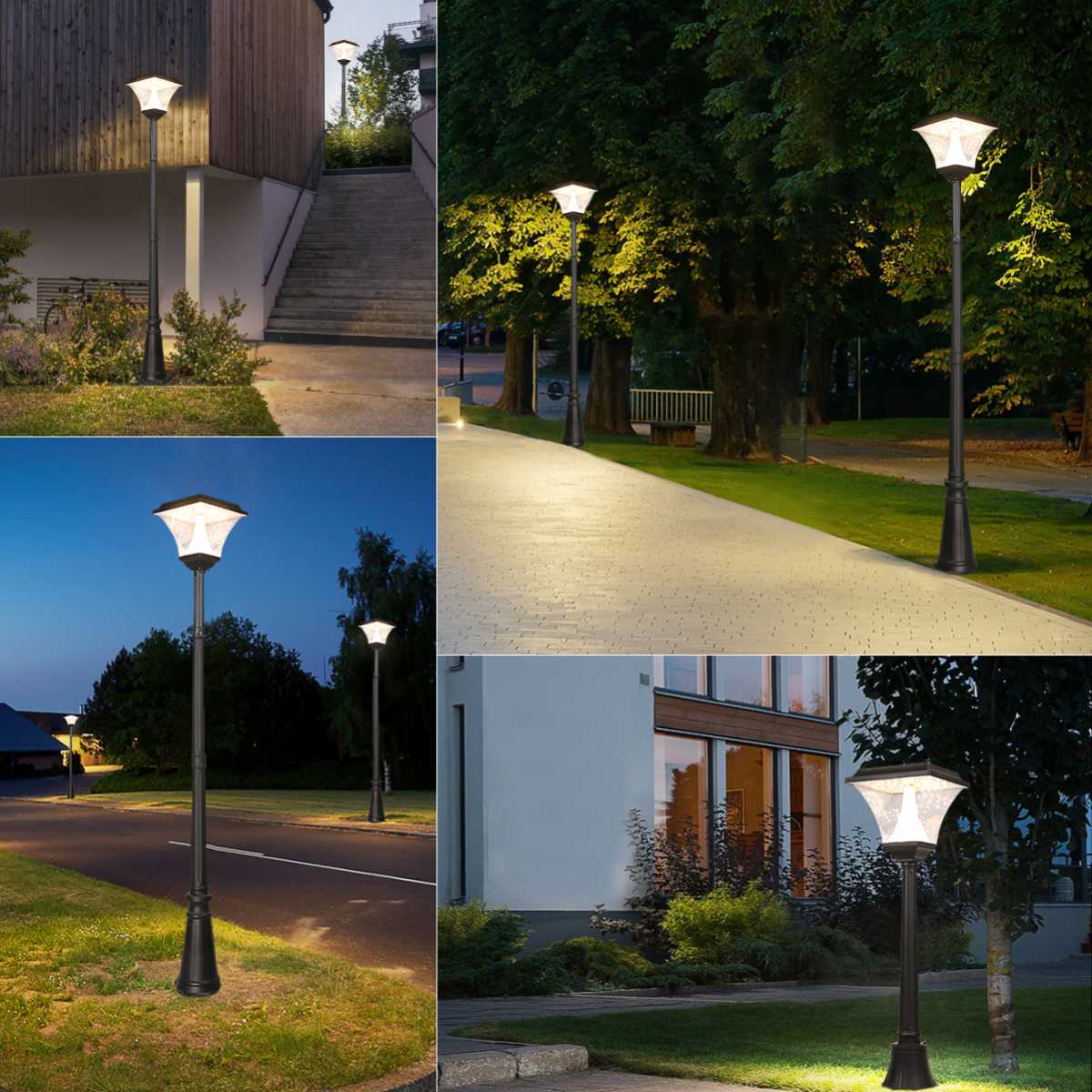 lampadaire avec lumière solaire_project