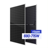 Prix ​​du panneau solaire photovoltaïque bifacial monocristallin Risen Energy de 700 watts