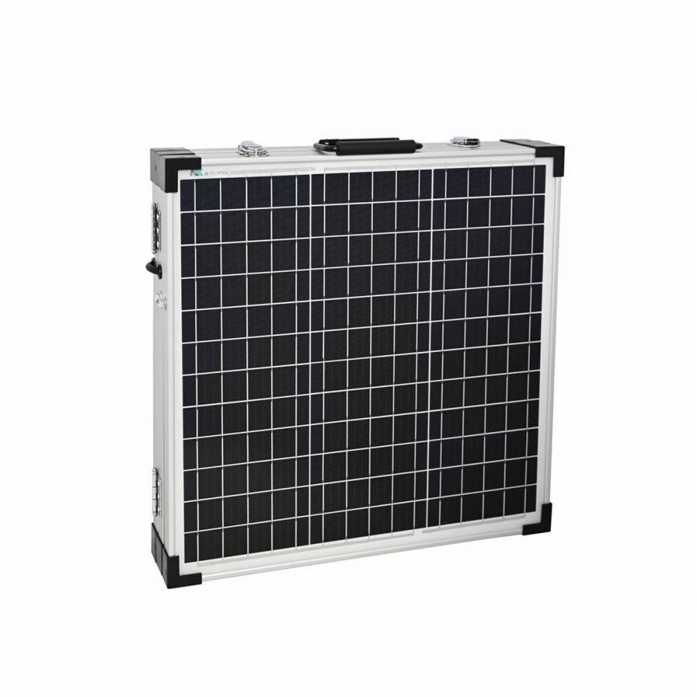 Hinergy Valise à panneau solaire pliable monocristallin 180 watts 12 volts avec contrôleur de charge