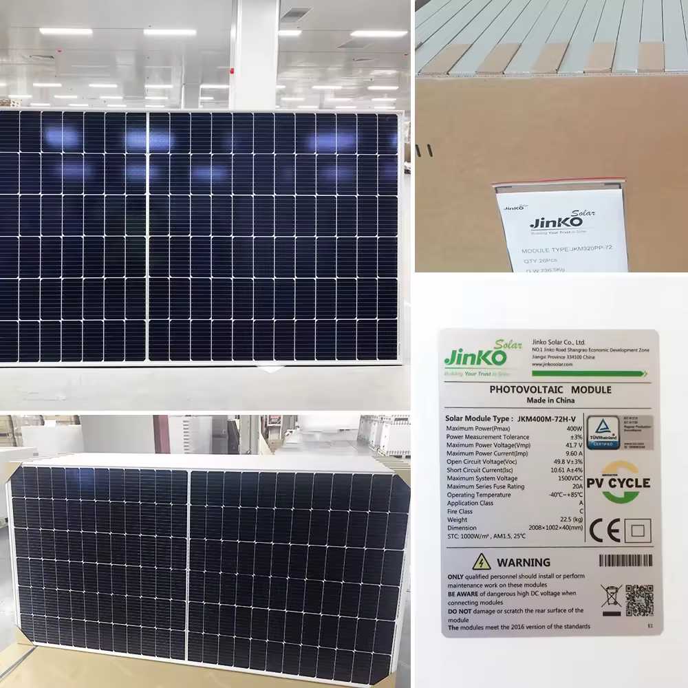 Panneaux solaires Jinko JKM535-555M-72HL4-BDVP Tiger Pro Modules solaires bifaciaux 540W 545W 550W à vendre