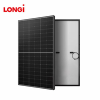 Longi Hi-MO X6 LR5-54HTB 440W 445W 450W 455W prix des panneaux solaires tous noirs