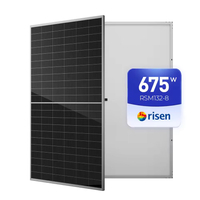 Panneaux solaires monocristallins PERC Titan 650w 660w 670w du module PV augmenté