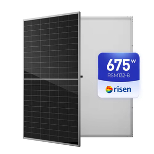 Panneaux solaires monocristallins PERC Titan 650w 660w 670w du module PV augmenté