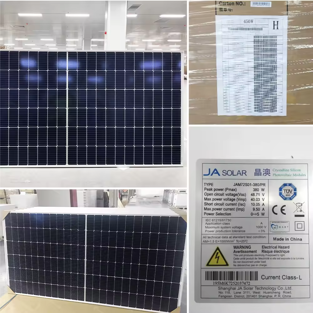 Ja Solar Deep Blue 3.0 Pro Mono Perc PV Panneaux solaires 550w 555W 560W