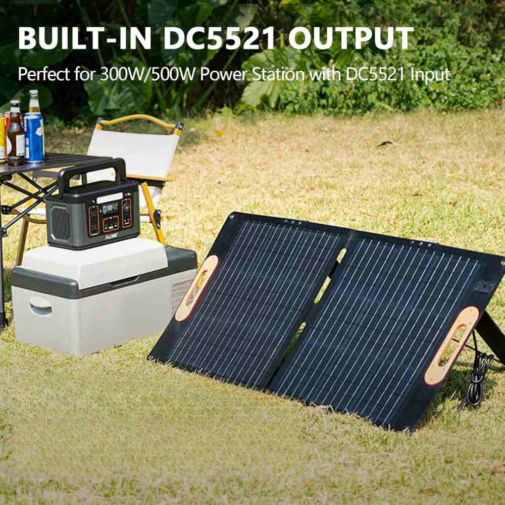 Meilleur chargeur de panneaux solaires portables pliables de 100 watts pour remorques de camping