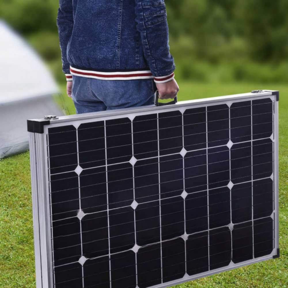 Valise pliable portative de panneau solaire de 200 W monocristallin de 200 watts 12 volts pour camper