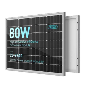 Prix ​​du panneau solaire monocristallin 80 W 12 V 12 volts 80 watts