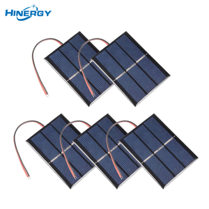 Hinergy bricolage câblage cellule solaire 1V 1.5V 2V 3V 4V 5V 6V 12V 18V connexion cc Mini panneau solaire filaire 