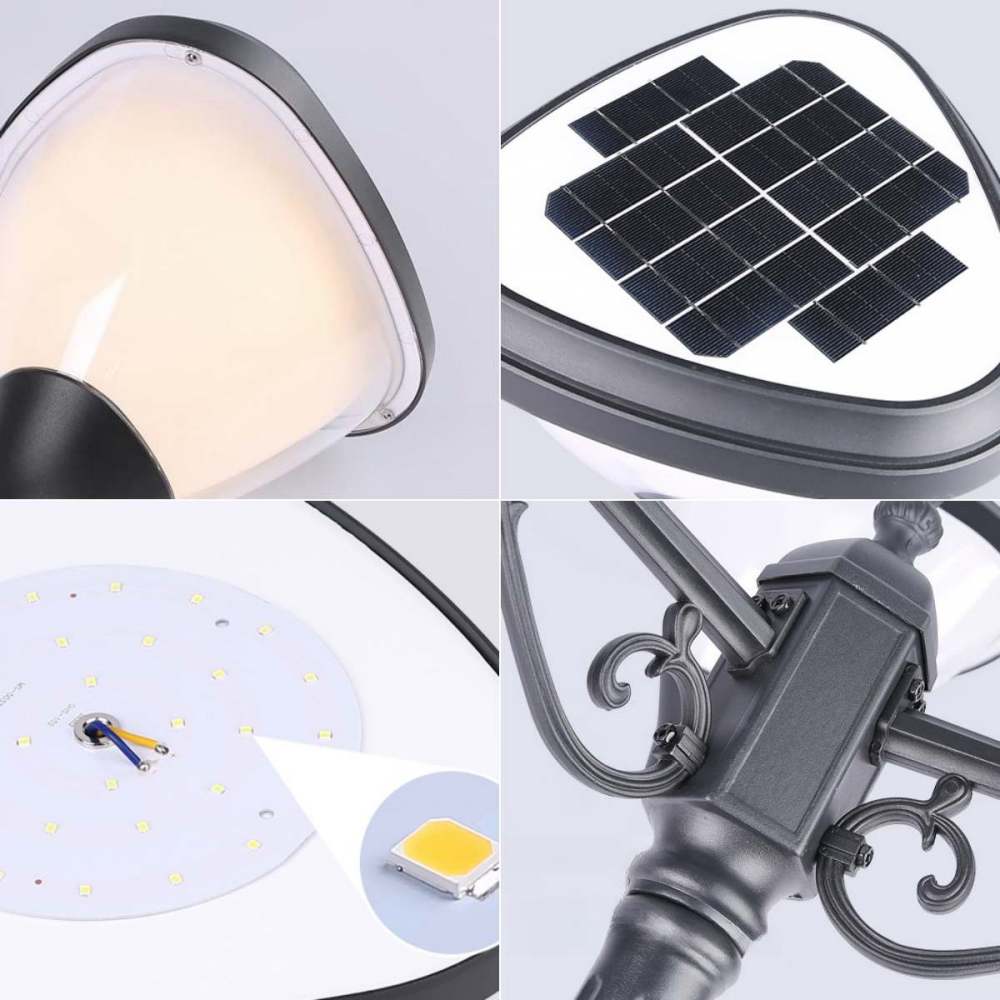 Lampes d'extérieur à énergie solaire pour éclairage de jardin et de cour